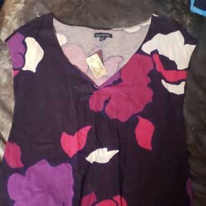 Pink/purple cow print shirt